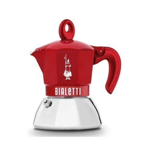 CAFETERA BIALETTI MOKA EXCLUSIVE 2TZAS INDUCC ROJA